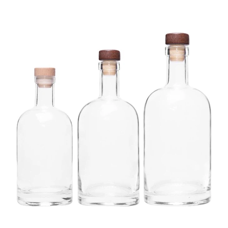 750ml Vodka Glass Bottle With Cork