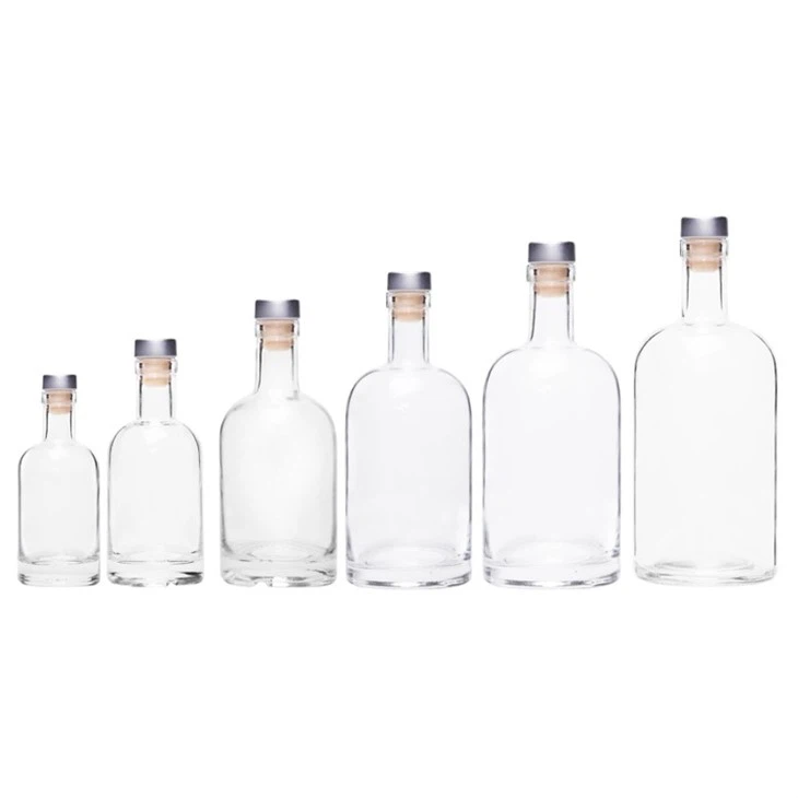 750ml Vodka Glass Bottle With Cork