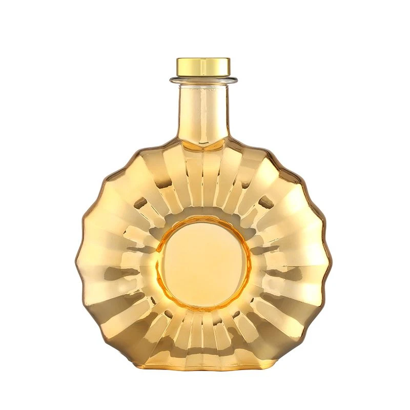 750ml Electroplate Glass Bottles