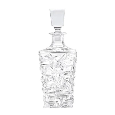 Chai rượu 750ml Thủy tinh pha lê trắng