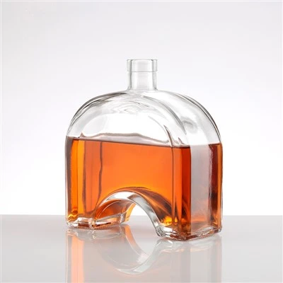 Thiết kế tùy chỉnh Chai rượu thủy tinh 500ml cho rượu cồn