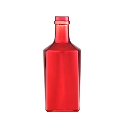 Màu đỏ eletroplated whisky chai 700ml